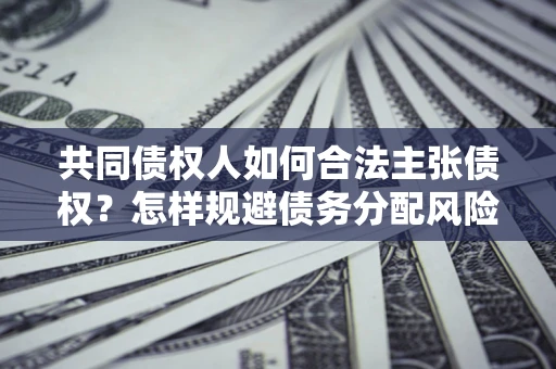 武汉共同债权人如何合法主张债权？怎样规避债务分配风险？