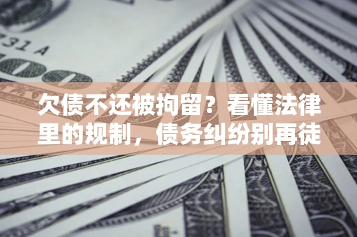 武汉欠债不还被拘留？看懂法律里的规制，债务纠纷别再徒劳奔波