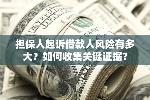 武汉担保人起诉借款人风险有多大？如何收集关键证据？