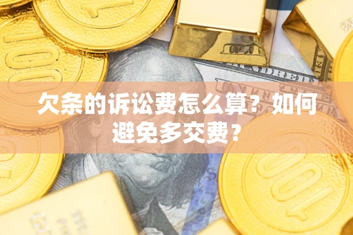武汉欠条的诉讼费怎么算？如何避免多交费？